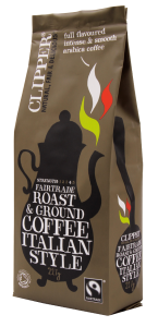 Ground Coffee - Clipper Fairtrade Organic Italian - 227g bag