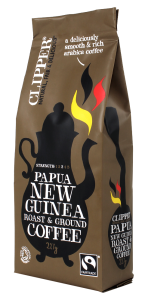 Ground Coffee - Clipper Fairtrade Organic Papua New Guinea - 227g bag