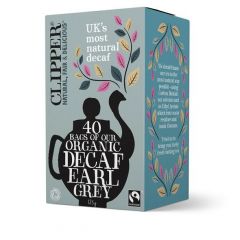 Clipper Fairtrade Organic Decaff Earl Grey 1 x 40