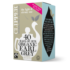 Clipper Fairtrade Organic Earl Grey 1 x 40