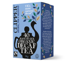 Clipper Fairtrade Organic Decaf Teabags 1 x 40