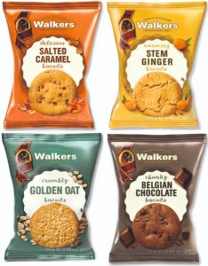 Walkers Assorted Biscuits Pack 100 x 25g