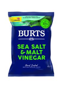 Burts Sea Salt & Malt Vinegar Crisps 20 x 40g
