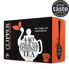 Clipper Fairtrade Blend One-Cup Tea 440 Teabags