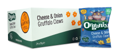 Organix Cheese & Onion Grufallo Claws 24 x 15g