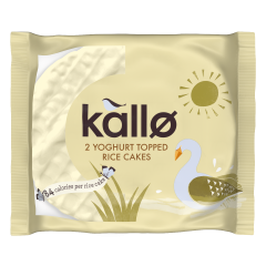 Kallo Yoghurt Topped Thick Rice Cakes 30 x 33g