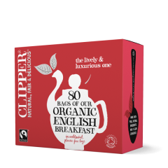 Clipper Organic Fairtrade English Breakfast Tea 1 x 80
