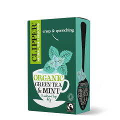 Clipper Organic Fairtrade Green & Mint Teabags 1 x 20