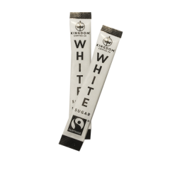 Kingdom Fairtrade White Sugar Sticks 1 x 1000
