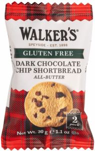 Walkers Gluten-Free Choc Chip Shortbread 2 Pack x 60