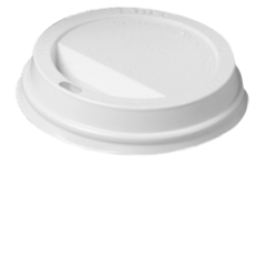 White Lids for 8oz Cups 1 x 100