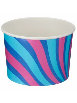 8oz Patterned Ice Cream Tub 20 x 25