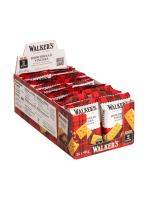 Walkers Shortbread Fingers Twin Pack 24 x 40g