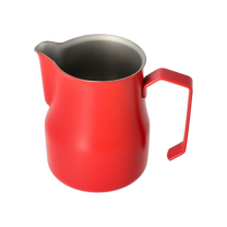 Motta Teflon Foaming Jug - Red (500ml)