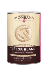 Monbana Tresor Blanc Hot Chocolate 500g 