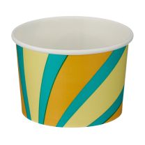 4oz Patterned Ice Cream Tub 20 x 25