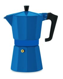 Pezzetti Italexpress 6 Cup Moka Pot Teal Blue