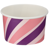 6oz Patterned Ice Cream Tub 10 x 25