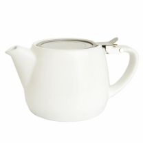 Contemporary Stackable Teapot - Cream