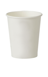 8oz Plain Single Wall Paper Cups 1 x 1000