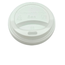 White Lids 8oz 1 x 1000 Premium Compostable