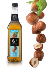 1883 Maison Routin Hazelnut SUGAR FREE Syrup 1 Litre