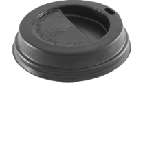 Black Lids for 8oz Cups 1 x 1000