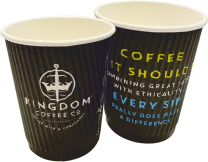 8oz KC Triple Wall Ripple Cups 1 x 100