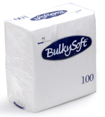 33cm Bulky Soft 2-Ply White Napkins 1 x 2000