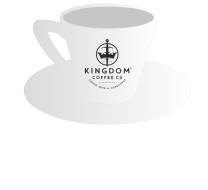 Kingdom Coffee Espresso Cup & Saucer 1  x 6
