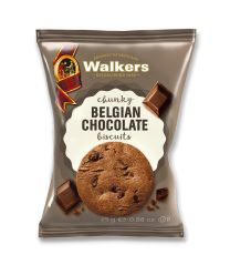 Walkers Belgian Chocolate Biscuits Pack 100 x 25g