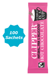 Clipper Fairtrade Hot Chocolate Sachets 100 x 28g