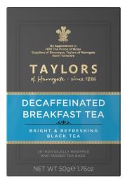 Taylors Decaffeinated Breakfast Tea 1 x 20