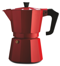 Pezzetti Italexpress 6 Cup Moka Pot Red