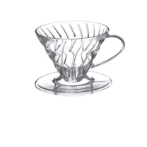 Hario Coffee Dripper V60 01 (Clear Plastic)