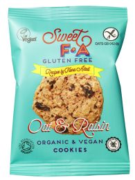 Sweet FA Gluten-Free Organic Oat & Raisin 48 x 30g
