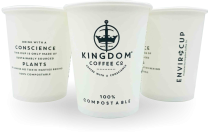 8oz Single Wall Biodegradable Cups 1 x 100