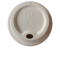 Compostable Fibre Lids for 8oz Cups 1 x 50