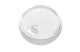 Clear Recyclable rPET Sip Lid for 12oz cups 1 x 1000
