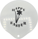 Coffee Art - Happy Easter Stencil
