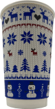 16oz KC Winter Compostable Double Wall Cups 1 x 100