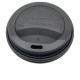 Black Lids 12/16oz 1 x 100 Premium Compostable