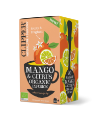 Clipper 1 x 20 Organic Mango & Citrus Infusion Tea
