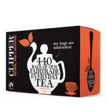 Clipper Fairtrade Blend One-Cup Tea 440 Teabags