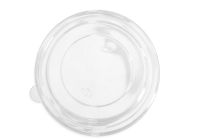 Clear PET Round Lid (500/750/1000ml) 300pk