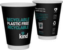 8oz CUPkind Double Wall Compostable Cups 1 x 500