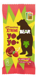 100% Fruit - Xtreme Strawberry & Apple Sour Yo Yo 18 x 20g