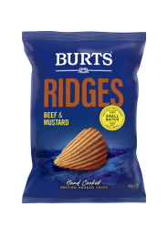 Burts Ridges Beef & Mustard Crisps 20 x 40g