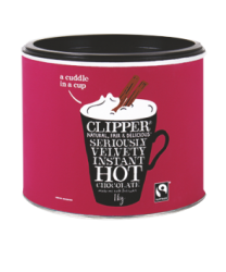 Clipper Fairtrade Seriously Velvety Hot Chocolate 1kg