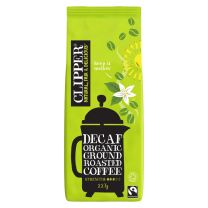 Clipper Fairtrade Organic Decaf Coffee 227g